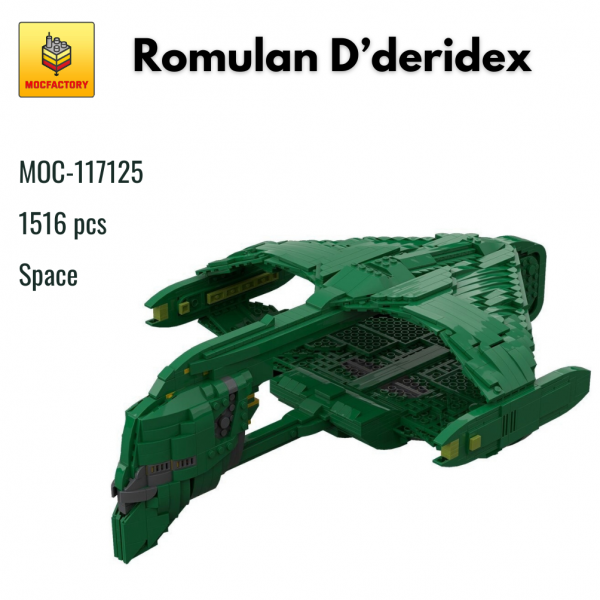 MOC 117125 Space Romulan Dderidex MOC FACTORY - MOULD KING