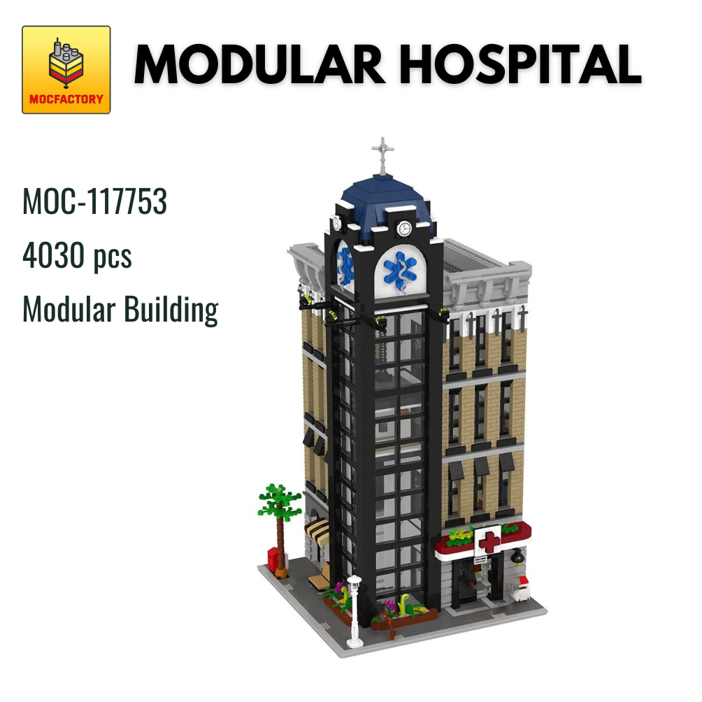 MOC-117753 MODULAR HOSPITAL With 4030 Pieces