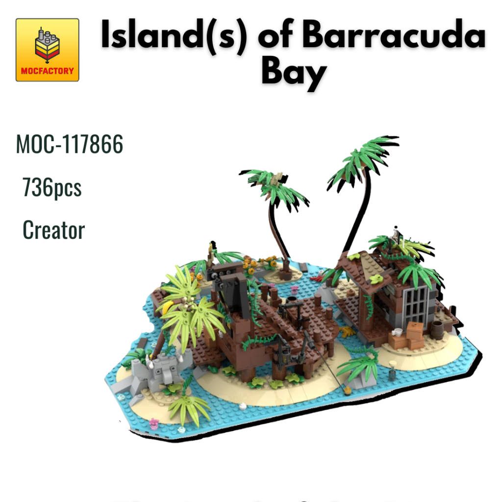 MOC-117866 Island(s) of Barracuda Bay 21322 Alt. Build With 736PCS