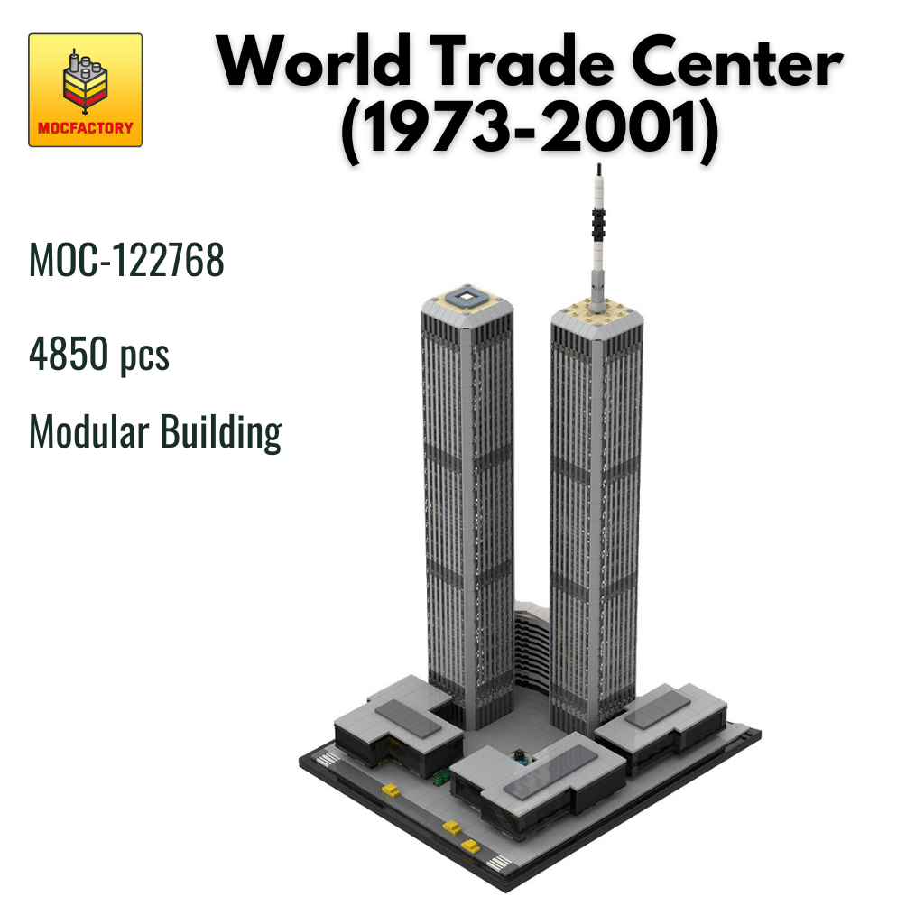 MOC-122768 World Trade Center (1973-2001) With 4850 Pieces