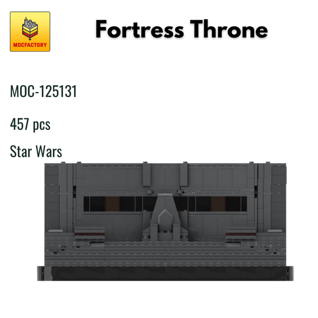 MOC-125131 Fortress Throne With 457 Pieces