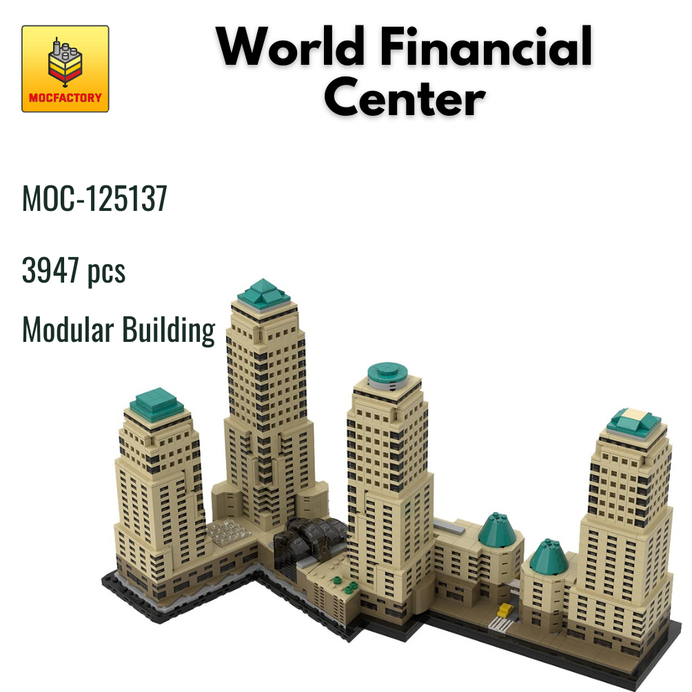 MOC-125137 World Financial Center With 3947 Pieces