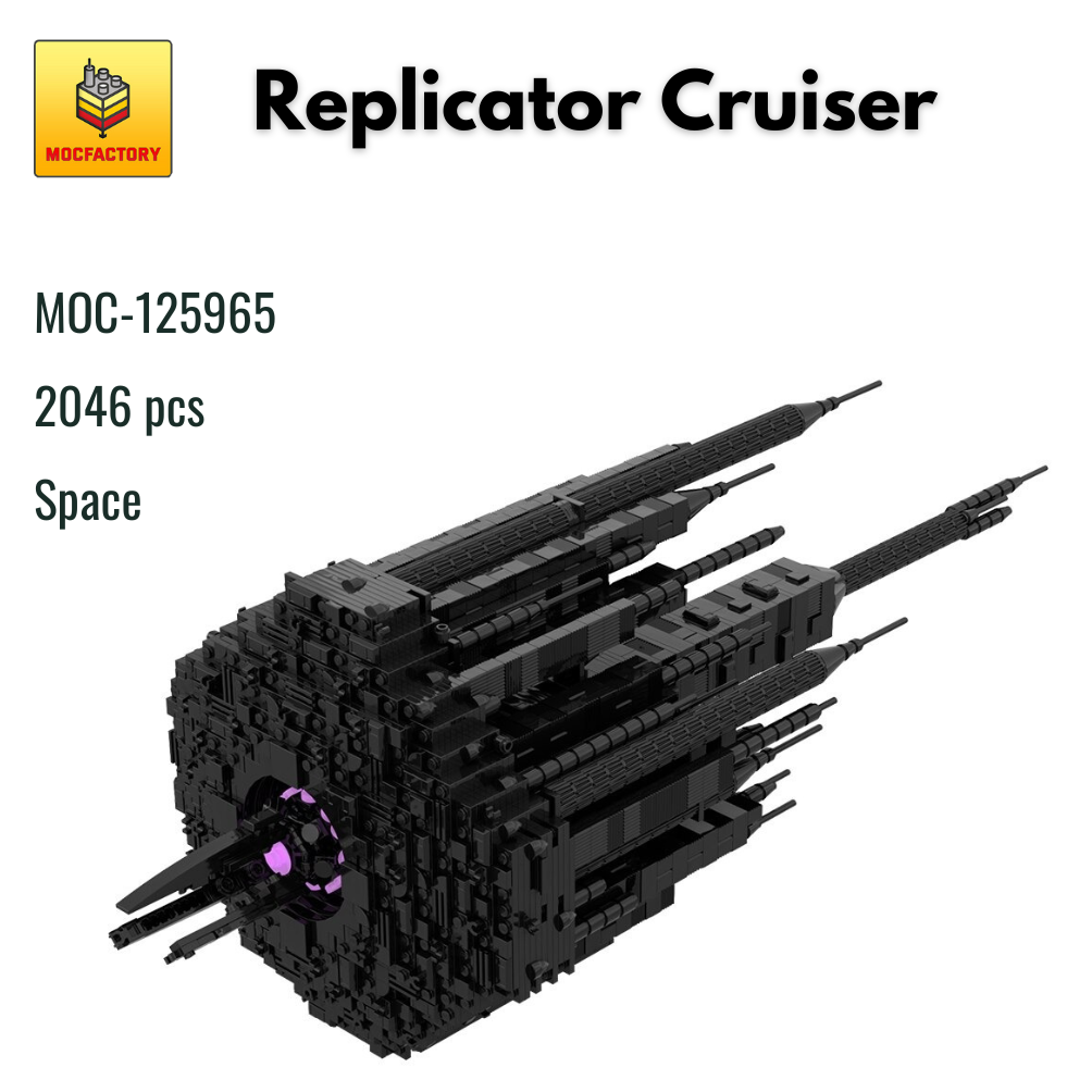 MOC-125965 Replicator Cruiser With 2046 Pieces