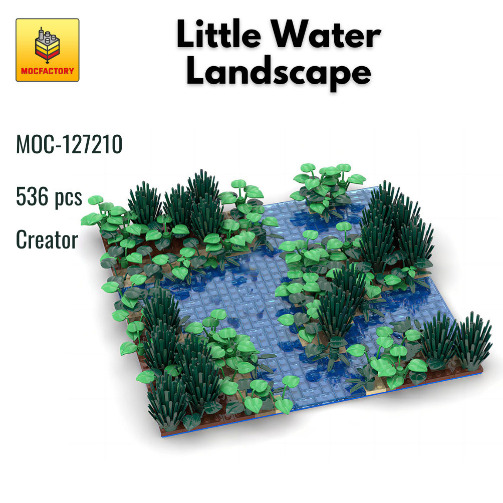 MOC-127210 Little Water Landscape With 536 Pieces