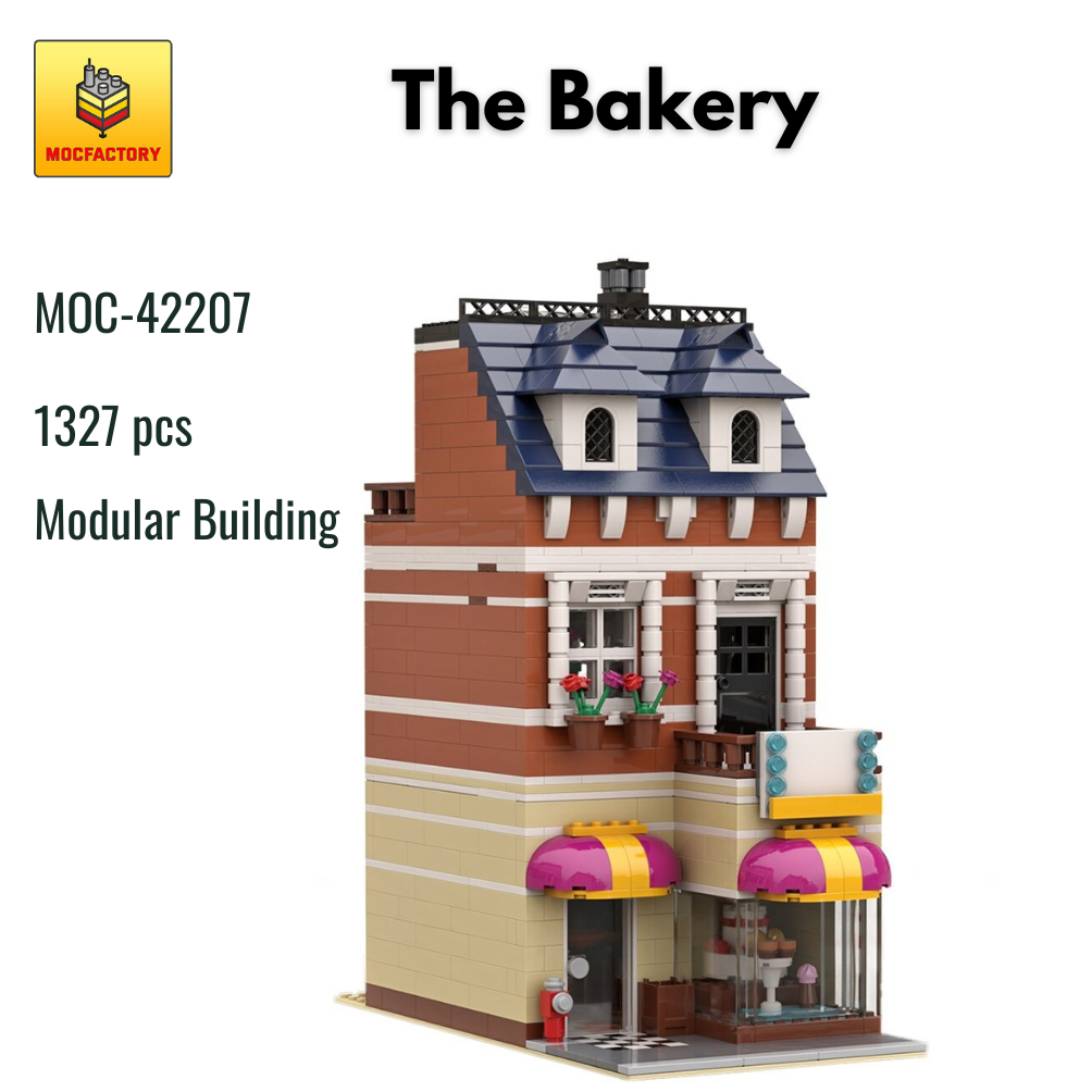 MOC-42207 The Bakery With 1327 Pieces