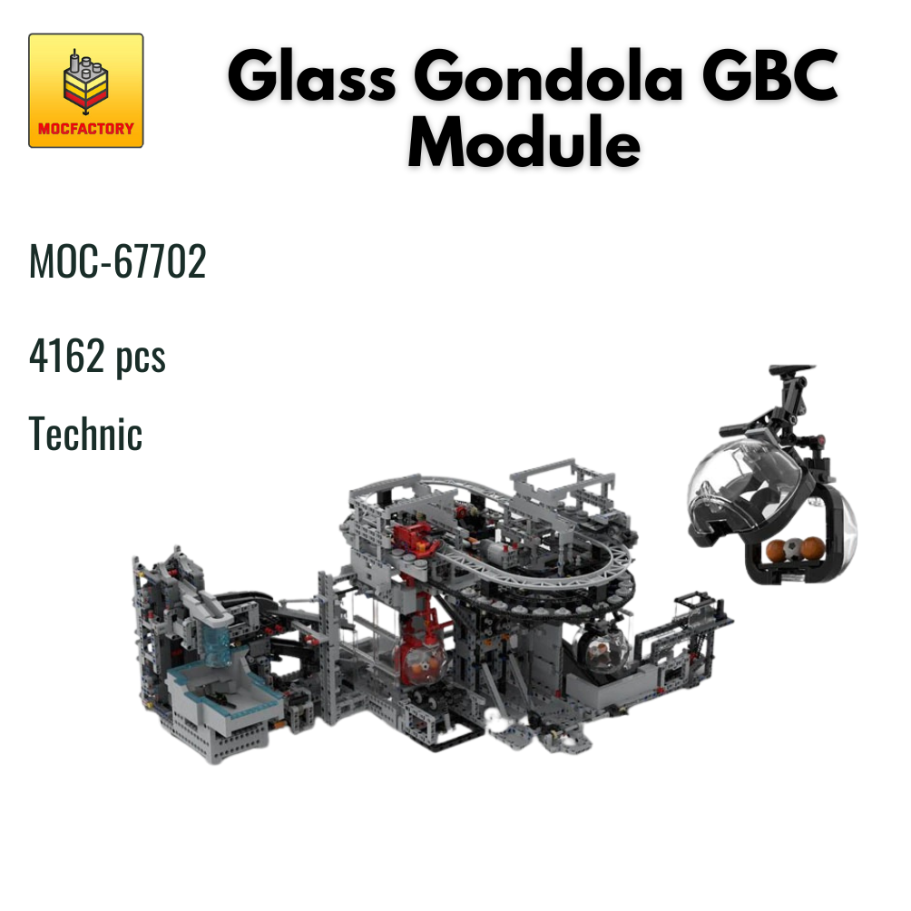 MOC-67702 Glass Gondola GBC Module With 4162 Pieces
