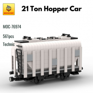 MOC 76974 21 Ton Hopper Car - MOULD KING