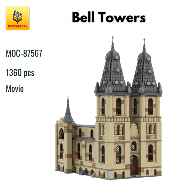 MOC 87567 Movie Bell Towers MOC FACTORY - MOULD KING