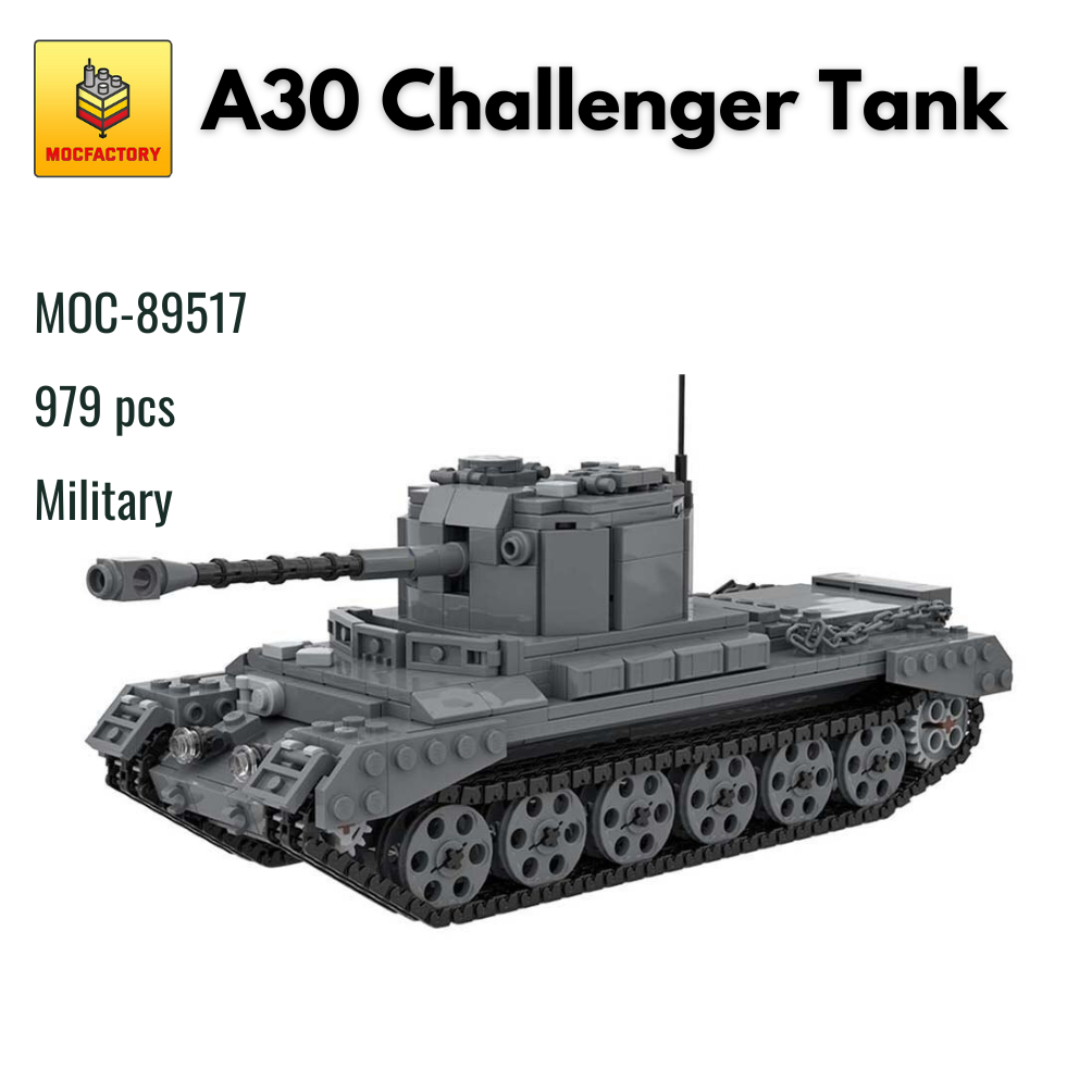 MOC-89517 A30 Challenger Tank With 979PCS