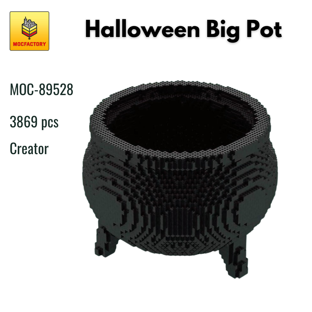 MOC-89528 Halloween Big Pot With 3869 Pieces