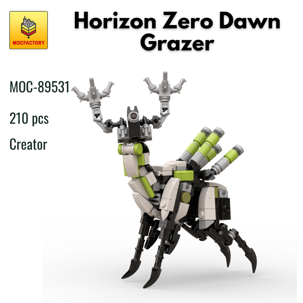 MOC-89531 Horizon Zero Dawn Grazer With 210 Pieces