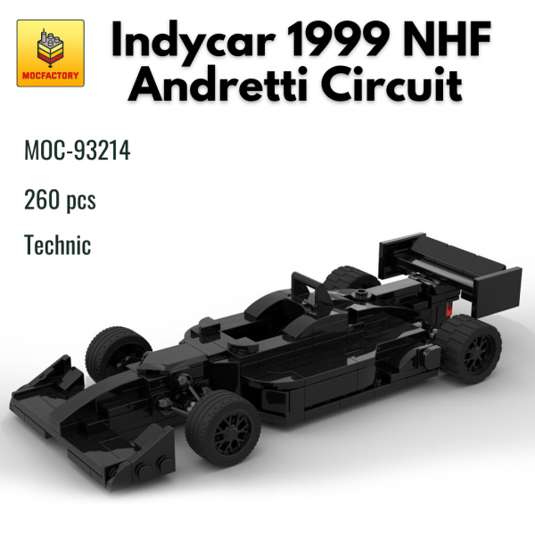 MOC 93214 Technic Indycar 1999 NHF Andretti Circuit MOC FACTORY - MOULD KING