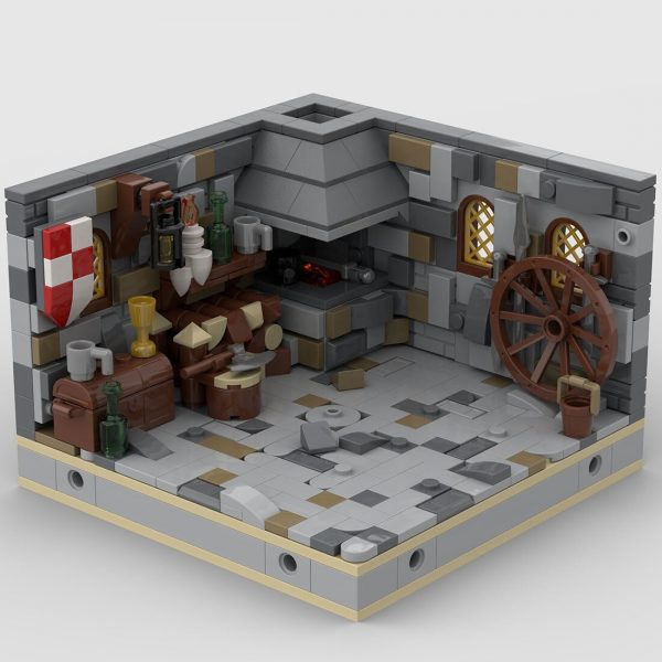 Medieval Blacksmith MOC 98889 3 - MOULD KING
