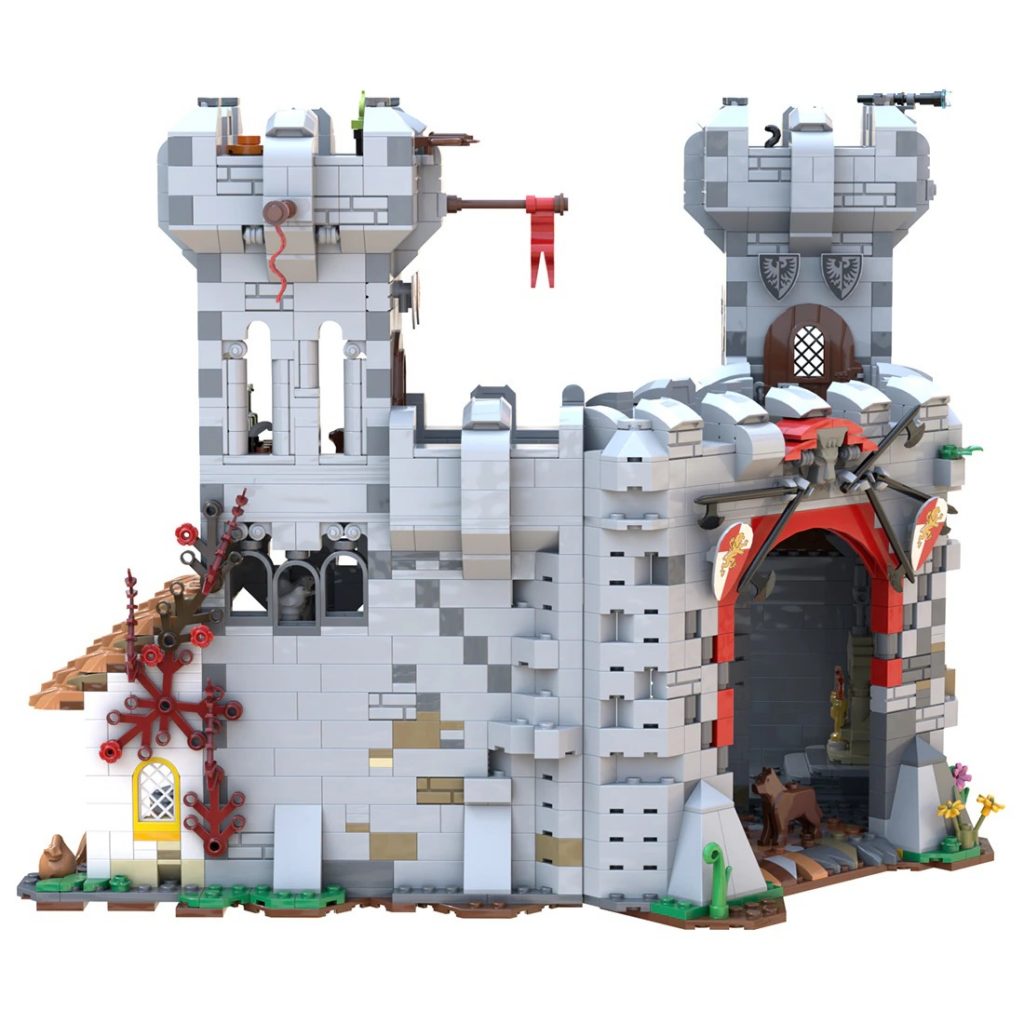 MOC-120736 Medieval Castle With 2136PCS