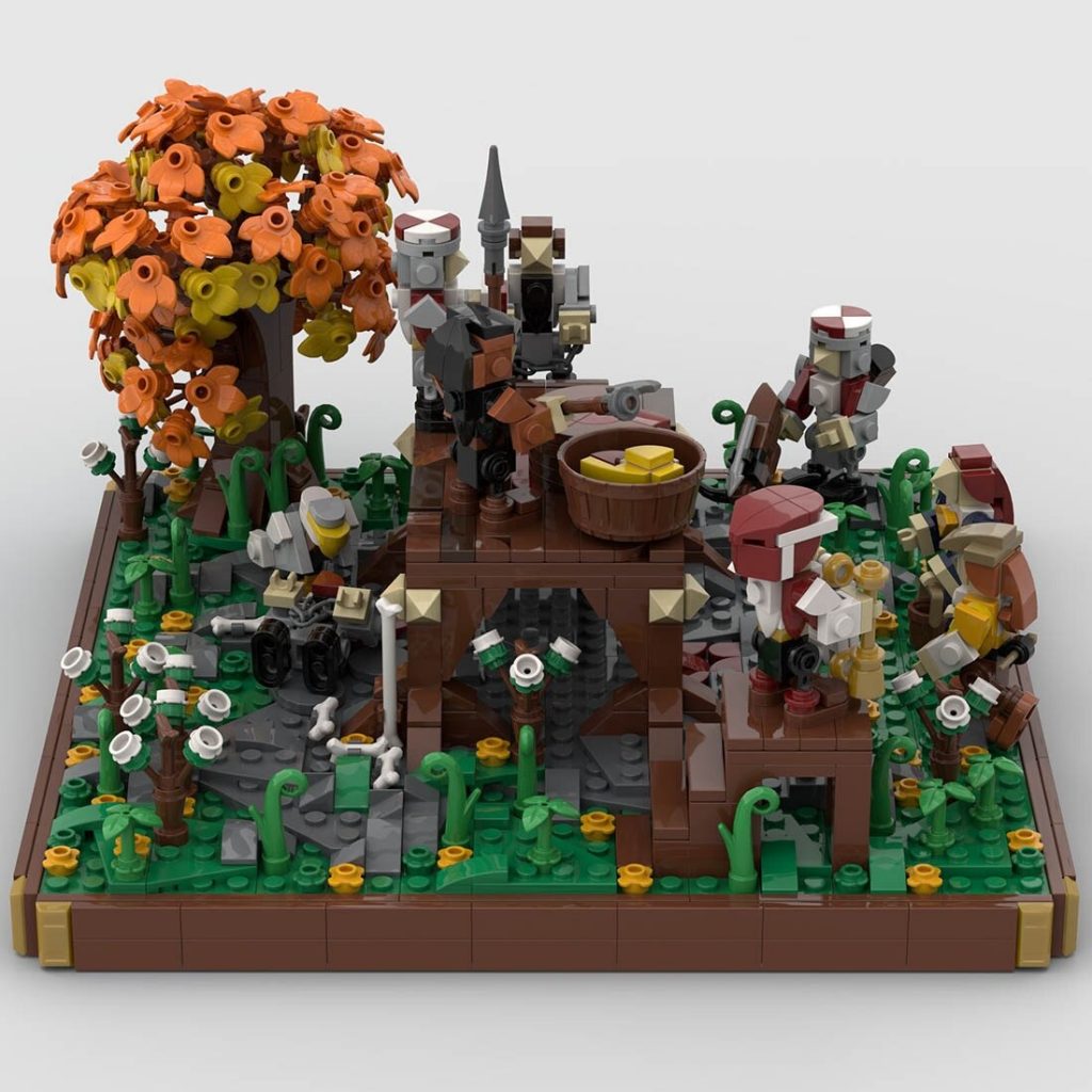 MOC-109831 Medieval Execution Of Two Robber Knights With 1527 Pieces