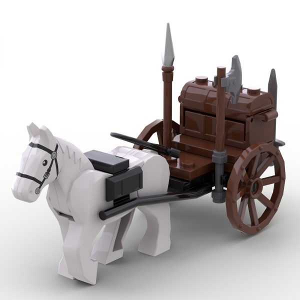Medieval Supply Wagon MOC 87090 5 - MOULD KING