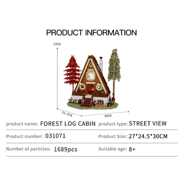 Mork 031071 Creator Expert Forest Cabin 3 - MOULD KING