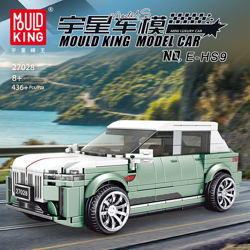 Mould King 27028 Hongqi E-HS9 Racers Car With 436 Pieces
