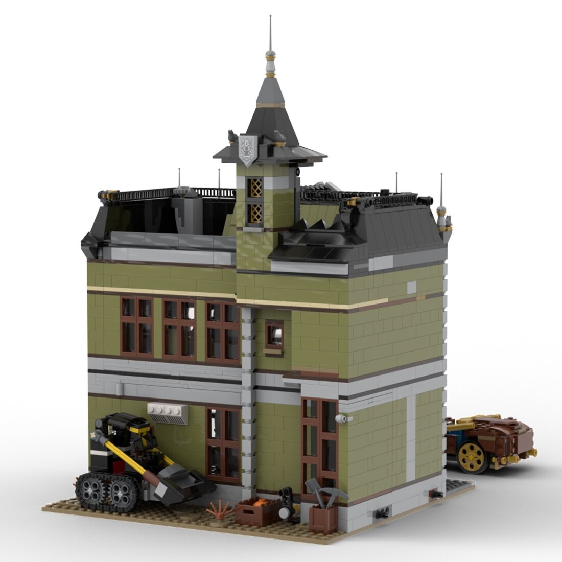 MOC-124106 Museum of Exploration and Adventure With 2701 Pieces