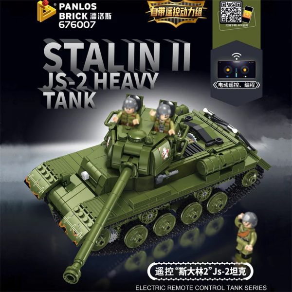 PANLOS 676007 RC STALIN II JS 2 Heavy Tank 4 - MOULD KING