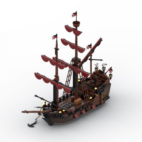 Port Sauvage Loup de Mer Pirate Ship MOC 116561 3 - MOULD KING