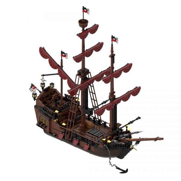 Port Sauvage Loup de Mer Pirate Ship MOC 116561 5 - MOULD KING