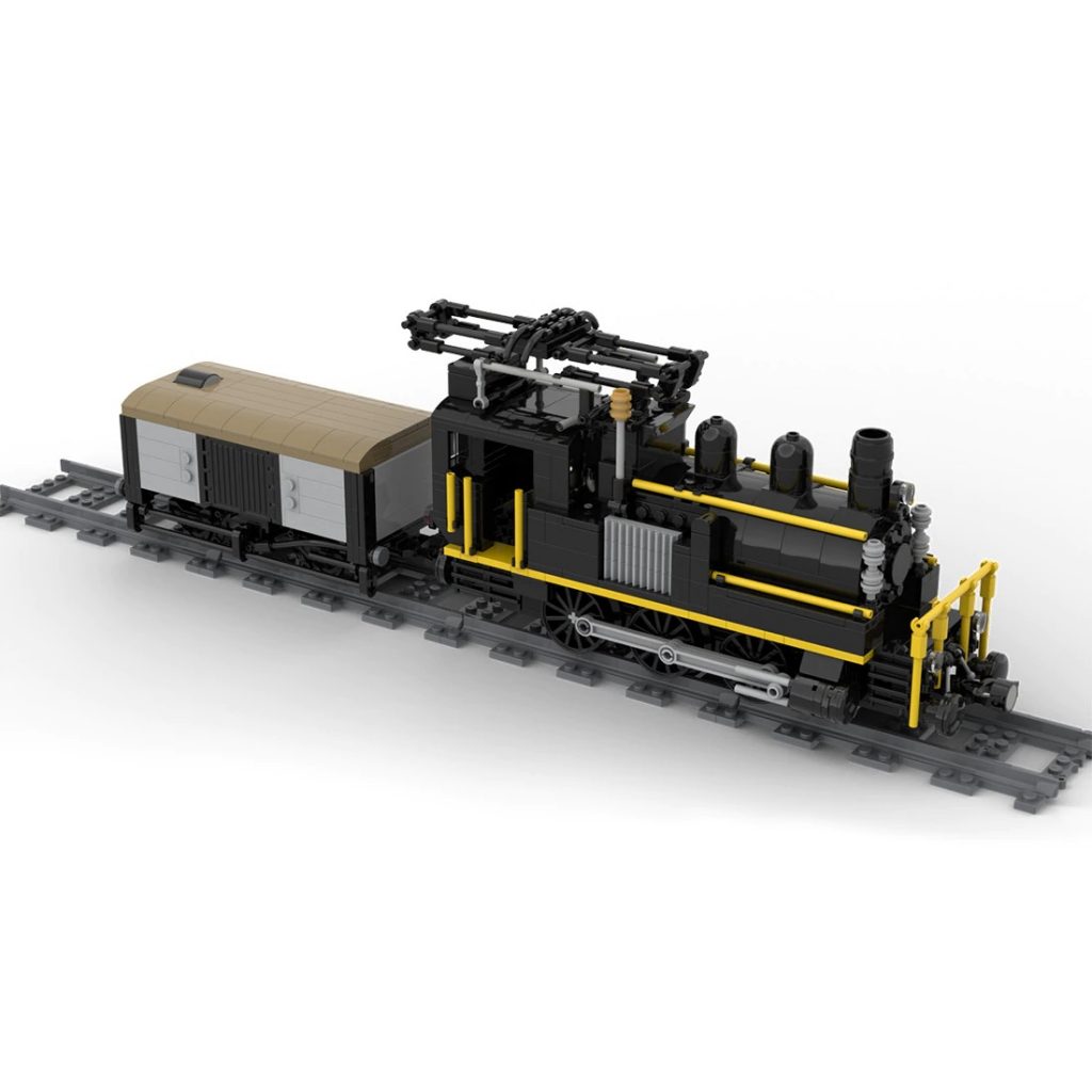 MOC-58561 Swiss Electrified Steam Locomotive With 792 Pieces