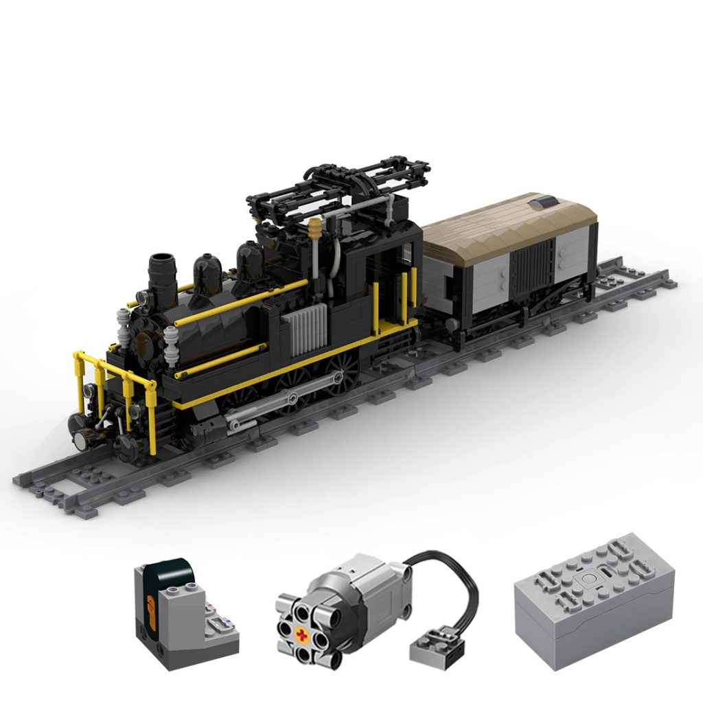 MOC-58561 Swiss Electrified Steam Locomotive With 792 Pieces