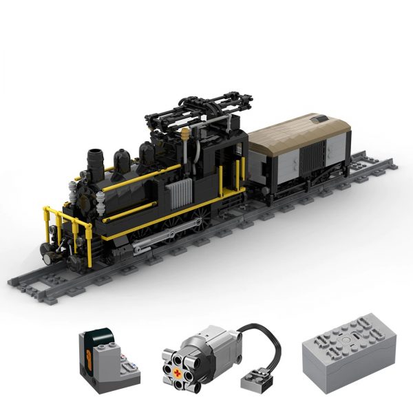 Swiss Electrified Steam Locomotive MOC 58561 6 - MOULD KING