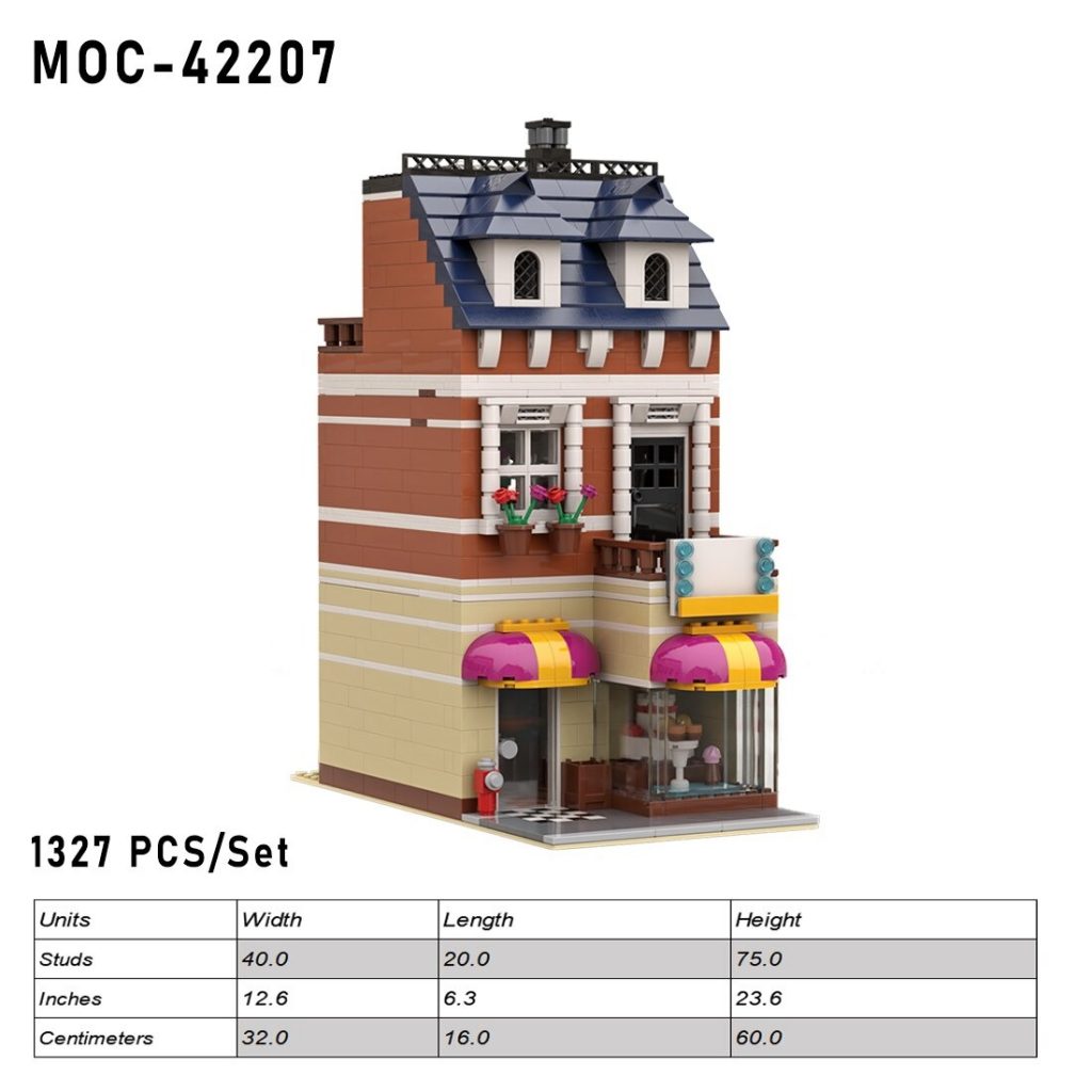 MOC-42207 The Bakery With 1327 Pieces