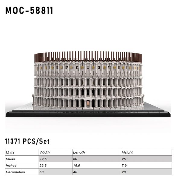 The Real Colosseum MOC 58811 1 - MOULD KING