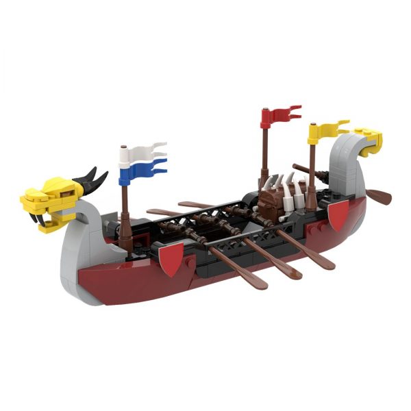 VIKING VOYAGER Medieval Theme Sailing Boat MOC 109507 2 - MOULD KING