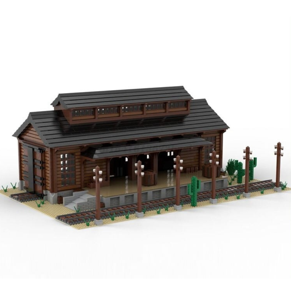 MOC-125761 Western – Hangar A Marchandises – Goods Shed With 5531 Pieces