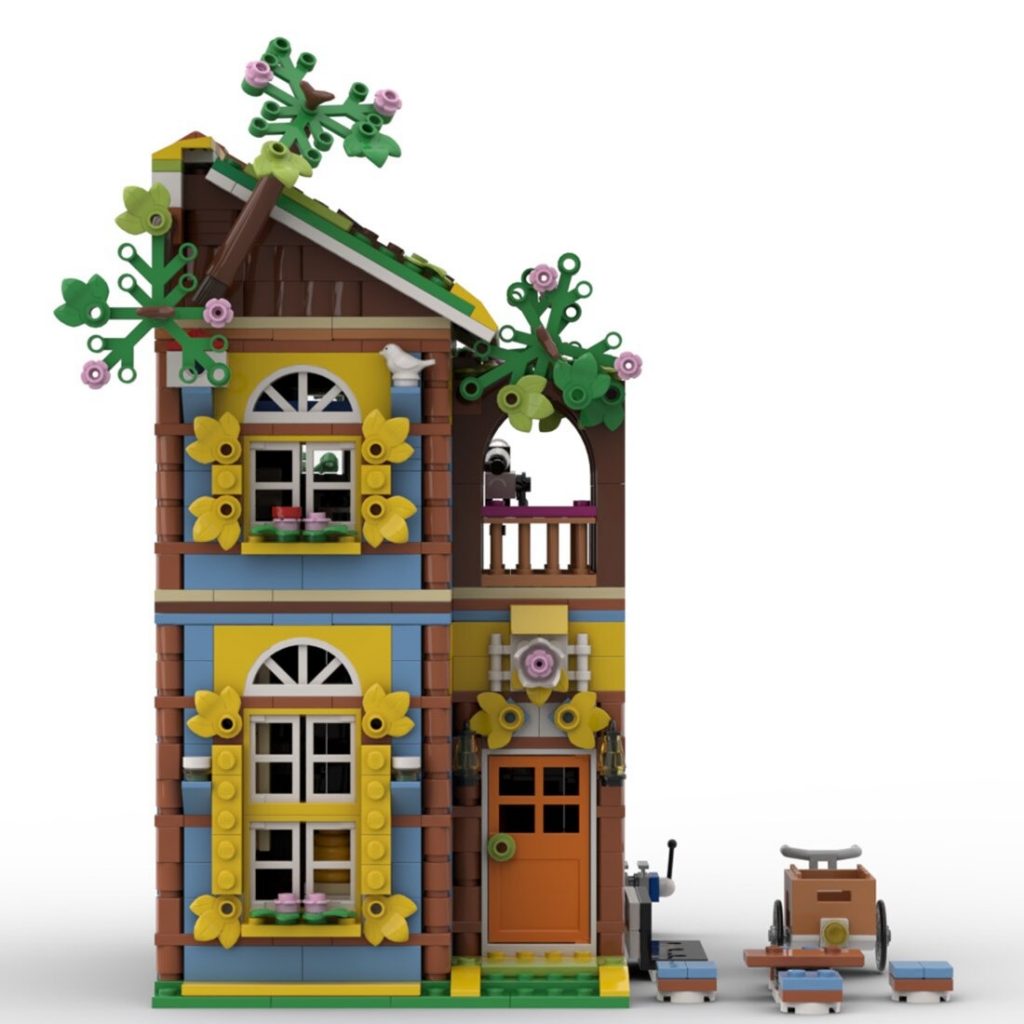 MOC-102963 Bee’S Shop Street View With 980PCS 
