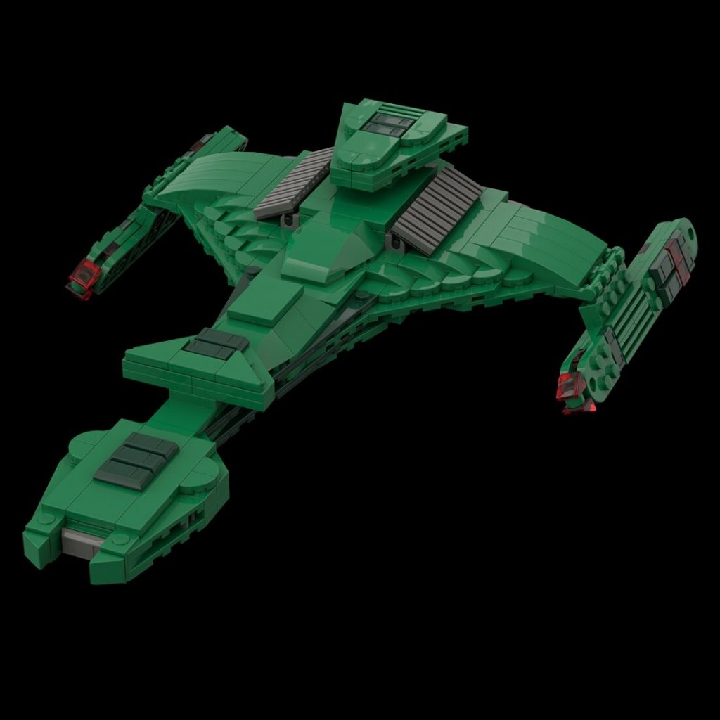 MOC-112682 Klingon Vor’cha With 323 Pieces