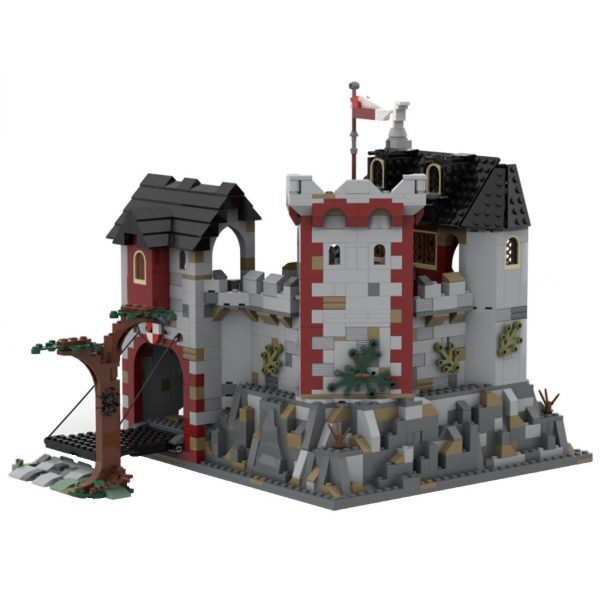 authorized moc 114895 medieval rodenstei main 3 - MOULD KING