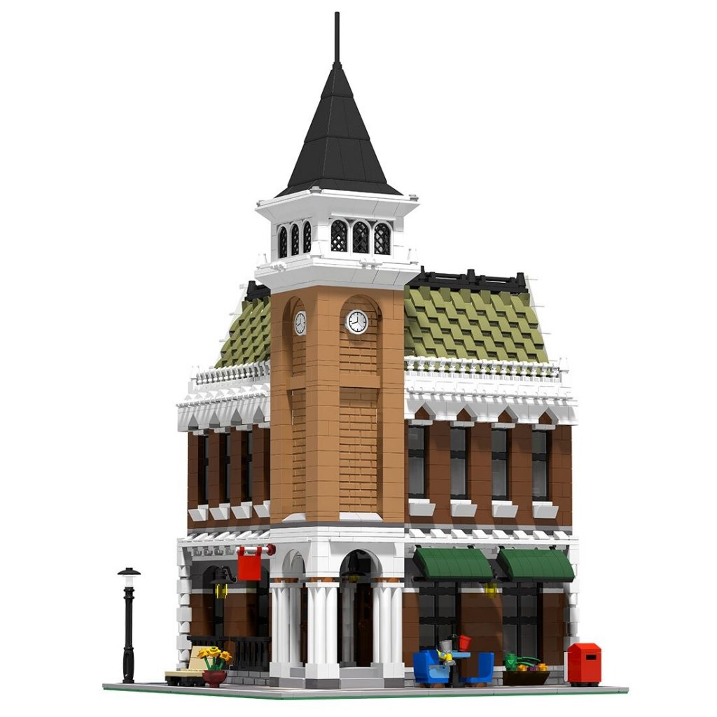 MOC-118705 Modular Corner Pub With 2851 Pieces