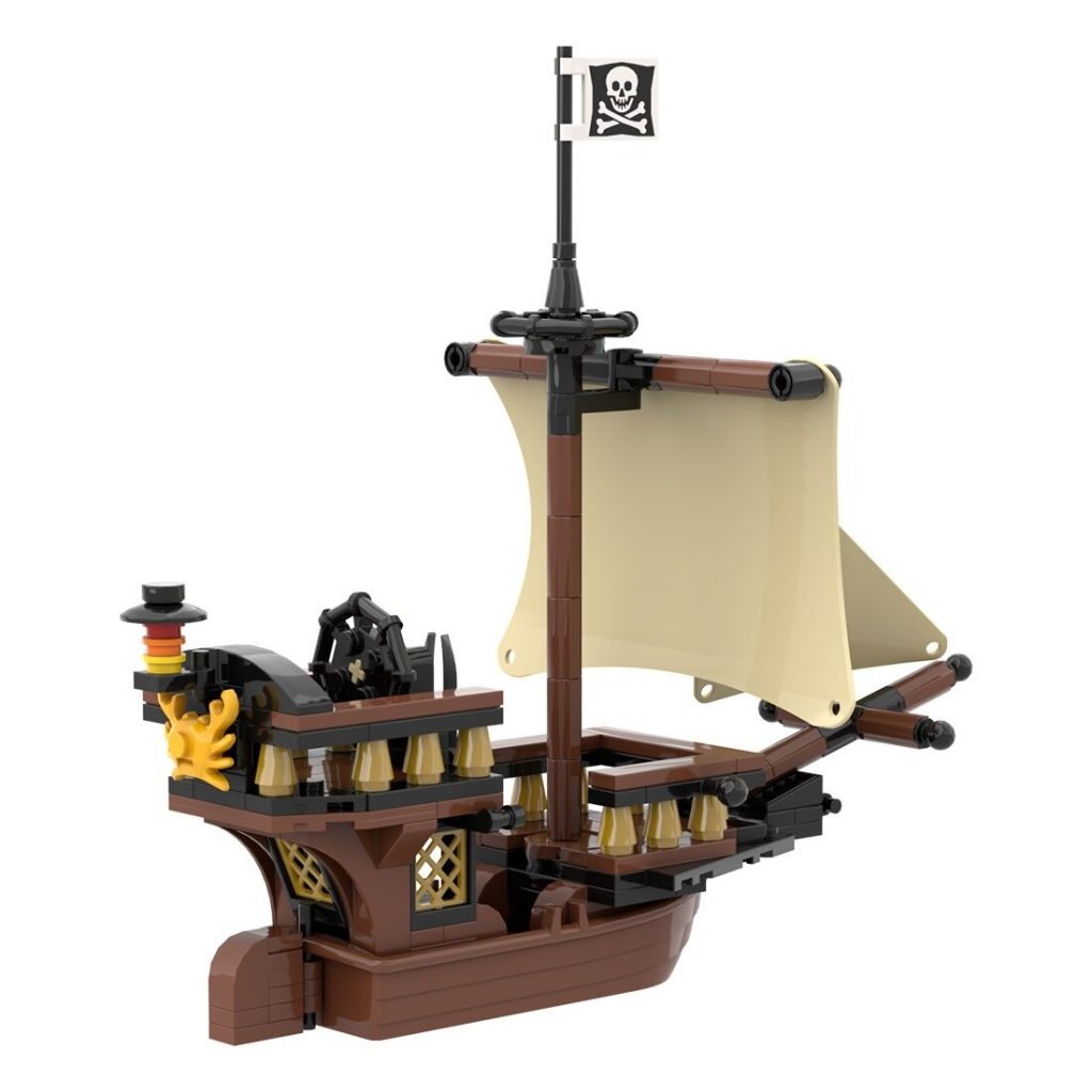 MOC-94318 Warty Crab Pirate Ship With 198PCS 