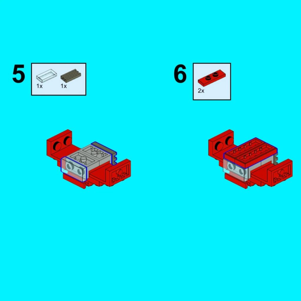 MOC-99453 Twin-Pod Cloud Car With 105 Pieces