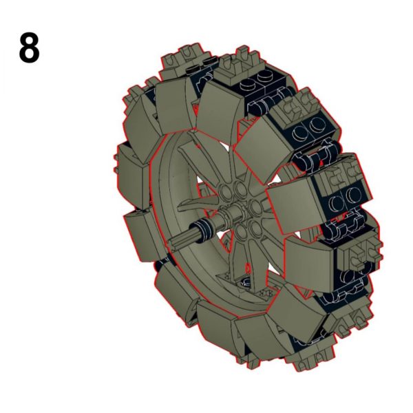 moc 103635 tsmeu 6 personal wheel bike t main 5 - MOULD KING