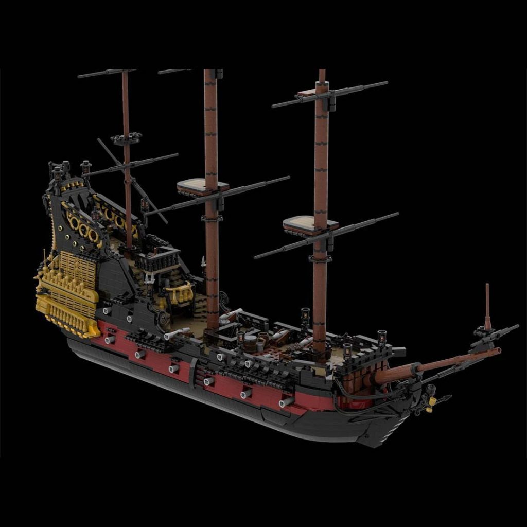 MOC-124924 Queen Anne’s Revenge Ship Model Pirate Series With 4749PCS 