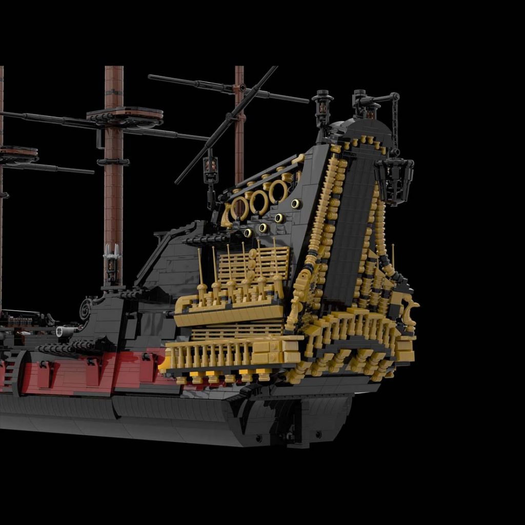 MOC-124924 Queen Anne’s Revenge Ship Model Pirate Series With 4749PCS 