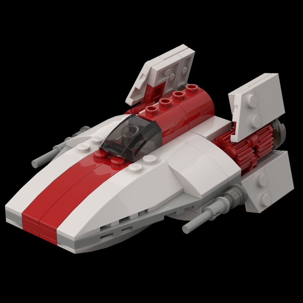 MOC-79097 Rebel A-Wing Microfighter With 98 Pieces