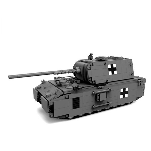 super heavy tank model diy building bloc main 0 - MOULD KING