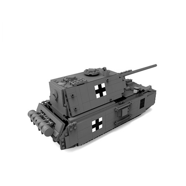 super heavy tank model diy building bloc main 1 - MOULD KING