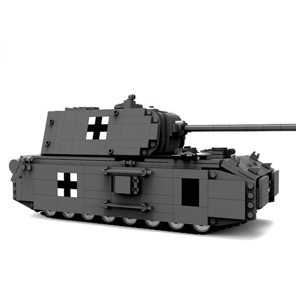 super heavy tank model diy building bloc main 2 - MOULD KING