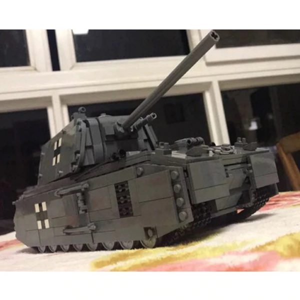 super heavy tank model diy building bloc main 5 - MOULD KING