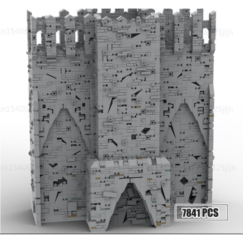 Castle Wall MOC 50653 2 - MOULD KING