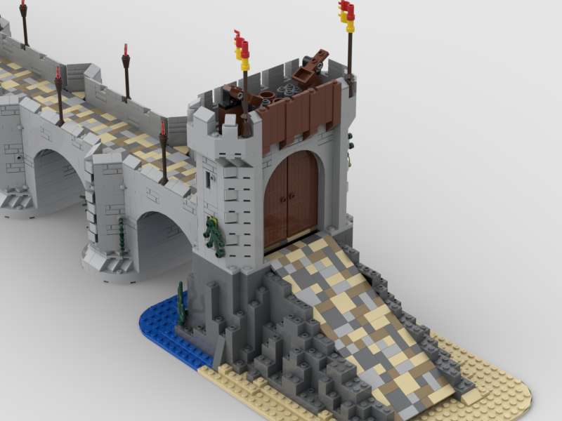 Lion Knights Castle Bridge MOC 122812 4 - MOULD KING