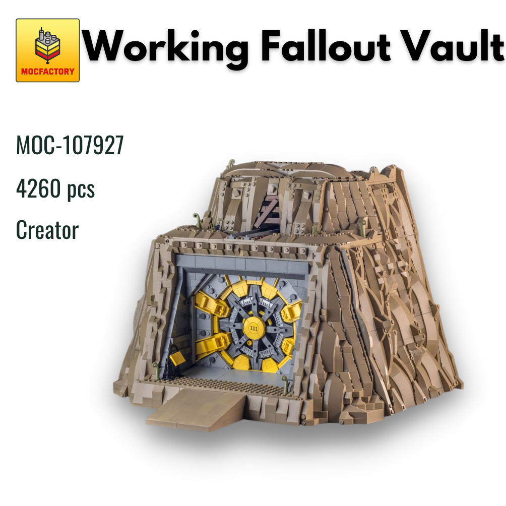MOC-107927 Working Fallout Vault With 4260 Pieces